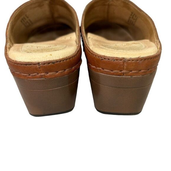 Dansko Pavan Heritage Brown Leather Mid Wedge Mule Womens‎ Size 9.5/40 M - Picture 7 of 11